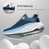 NORTIV 8 Men's Running Walking Tennis Shoes ActiveBreeze Non-Slip Athletic Gym Workout Jogging Comfortable Cushioning Fashion Sneakers,Size 12,Blue,SNWS246M