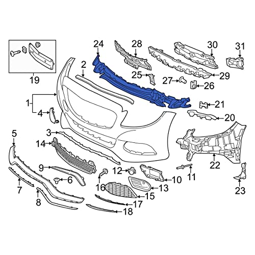 Mercedes Benz Genuine Cover Support 205-885-33-65
