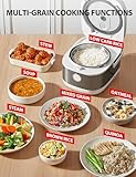 TOSHIBA Rice Cooker Induction Heating, Low Carb Rice Cooker Low Sugar Digital Steamer, 5.5 Cups Uncooked Japanese Rice Cooker, 8 Cooking Functions, 24H Timer & Auto Keep Warm