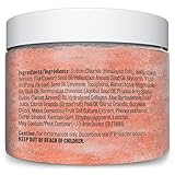 Himalayan Salt Scrub, Face, Foot, and Body Exfoliator with Collagen and Stem Cells, Exfoliating Scrub for Toning, Cellulite, and Skin Care by M3 Naturals