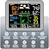 Sainlogic Wireless Weather Station with Outdoor Sensor,Weather Forecast, Temperature,Air Pressure,Humidity,Wind Gauge,Rain Gauge