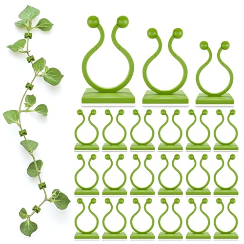 Plant Wall Clips for Climbing Plants 110 Pcs - Large, Medium, and Small Sizes Wall Clips for Support, Resistant to Breaking and Deformation, Strong Adhesion - For Gardening or Cable Management
