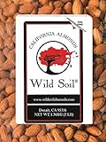 Wild Soil Terra Preta Almonds – Higher Protein and Higher Vitamin E Than Other Almonds, Beyond Organic: Eco Farmed with Proprietary Root Technology, Raw