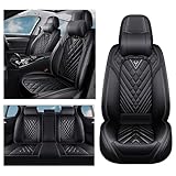 for BMW X5 Car Seat Covers Full Set,Leather Seat Covers for Car,Lumbar Muscle Pain Healing Function,Waterproof Automobile Seat Protector with Lumbar Support(Black with Pillow)