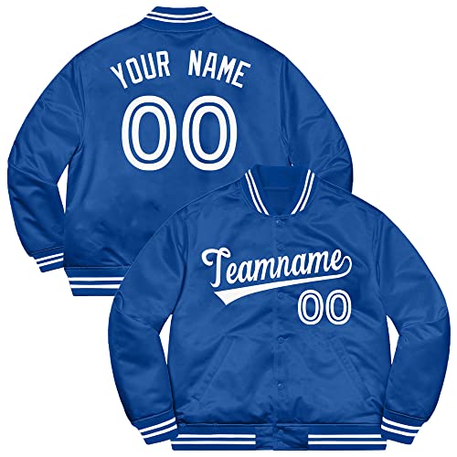 KXK Custom Men Women Youth Varsity Baseball Jacket Casual Sweatshirt Letterman Bomber Coats Personalized Letter and Number