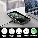 Alpatronix Battery Case for iPhone 12 Pro & iPhone 12 (6.1 inch), Strong Slim Portable Protective Extended Charging Cover with Wireless Charging, Lightning Input, Apple Pay, CarPlay - BX12 - Black