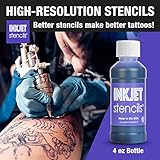 Ink Jet Refill Stencil Ink Compatible for Stencils Printer Ink (Violet, 4-Oz Bottle)