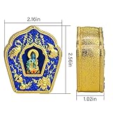 2025 Feng Shui Gawu Box Decorative Ornament Blue Medicine Buddha GAU Pendant