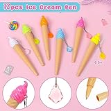 KELENO 134 Ice Cream Party Favors Two Sweet Birthday Party Supplies Notebook Pen Box Ring Sticker Toy Gift Goodie Bag Stuffer Kid Girl Candyland Decorations Donut Ice Cream Party Supplies