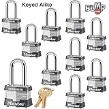 Master Lock - Keyed Alike Locks 3NKALF-10 w/BumpStop Technologiy