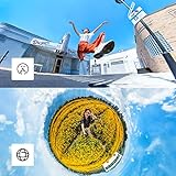 Insta360 ONE X2 360 Degree Waterproof Action Camera, 5.7K 360, Stabilization, Touch Screen, AI Editing, Live Streaming, Webcam, Voice Control