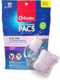 O-Cedar EasyWring RinseClean Microfiber Spin Mop & Bucket Floor Cleaning System with 1 Extra Refill with Citrus and Lavender Pacs (Variety Pack)