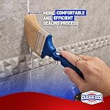 Clean-eez Grout Sealer & Stand-Up Brush Combo: Ultimate Floor Tile & Shower Sealant, Heavy Duty Protection for Kitchen & Bathroom, Safeguard Marble, Ceramic & Granite Surface -32 oz Sealer & Brush Set