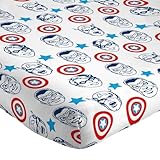 Jay Franco Marvel Comics Avengers Twin Size Sheet Set - Super Soft Kids 3 Piece Bedding Set Features Captain America, Falcon & Bucky Barnes - Microfiber Sheets Includes Reversible Pillow Cover