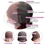 250% Density 99J Burgundy 13x6 Deep Wave HD Lace Front Wigs Human Hair for Women Glueless Burgundy Deep Curly Lace Frontal Wigs Brazilian Virgin Human Hair Wigs Pre Plucked with Baby Hair(#99j,28Inch)