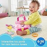 Fisher-Price Baby & Toddler Toy Laugh & Learn My Smart Purse with Lights & Smart Stages Learning Songs for Infants Ages 6+ Months