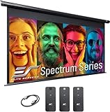 Projector Screen Elite Screens Spectrum, 150-INCH Diag 16:9, Motorized Projection Screen Movie Home Theater 4K/8K Ultra HD Ready, ELECTRIC150H2