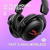 HyperX Cloud II Core Wireless - Gaming Headset for PC, DTS Headphone:X Spatial Audio, Memory Foam Ear Pads, Black