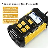 Battery Tester, KW510 Full Automatic 12V 5A Car Battery Tester Battery-Chargers Power Puls Repair for Auto Cranking/Charging System