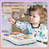 ToddlerCley Musical Toys for 1 Year Old Girl Boy, Montessori Busy Board for 1+ Year Old, Birthday Gift for 1 Year Old Girl, Learning Toy for Toddler 1-2, Educational Developmental Toy Age 1-2