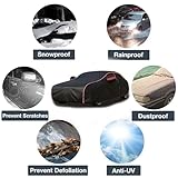 Car Cover Waterproof Compatible with VW Golf MK1, All Weather Car Covers Outdoor with Side Zipper Reflective Strip,Custom Car Cover for Indoor and Outdoor