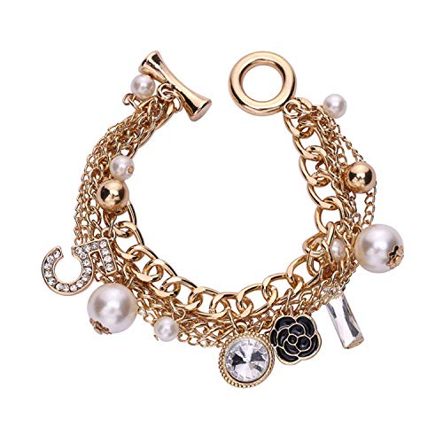 Glamtune Celebrity Design Inspired Gift Inspired Charm Lucky Bracelet Chain for Women