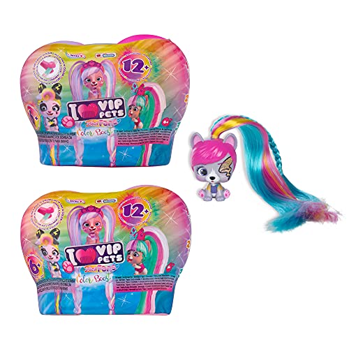 VIP Pets Mini Fans Color Boost S2 2-Pack - Includes 6+ Surprise Accessories| Kids Age 3+