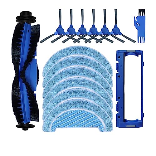 YAXRO Replacement Compatible with Cecotec Conga 1099 Connected/Conga 1990 Connected Robot Vacuum Spare Parts Main Side Brush Hepa Filter Mop Rag (Color : Set C)