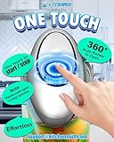 One Touch Electric Can Opener Fits Almost All Can Sizes for Seniors with Arthritis, Hand Held Battery Operated Can Opener with Smooth Edge, Food Safe Kitchen Gadgets Automatic Can Opener for Kitchen