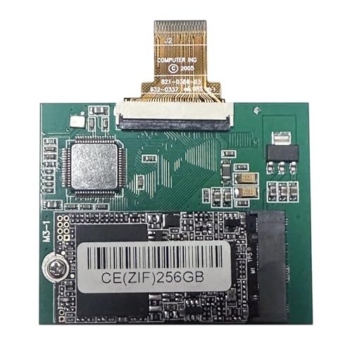 SELLTOONE 256GB SSD for iPod Classic 6th 7th iPod Video 5Gen 5.5th Replace HS081HA MK8010GAH MK8022GAA MK1634GAL MK1231GAL ZIF CE Solid State Drive (256GB)