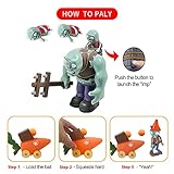 ZESTAR Plants and Zombies Toys Figures vs Peashooter Party Favors Birthday Decorations Supplies Plushies Sets Playset Series 2 PVZ Games Gift Box Zomboss Gargantuar Storage Box and map