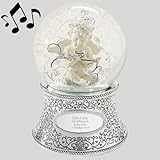 THINGS REMEMBERED Personalized Engraved Religious Made with Love Cherub Musical Snow Globe, Plays Pachelbel's Canon Music, Beautiful and Unique Gift (Free Customization)