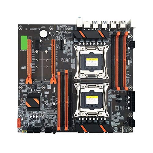 DISPRA Motherboard Gaming X99 Dual Server Computer Motherboard LGA2011-3 CPU DDR4 Memory Game Mainboard B95C, DISPRA9524