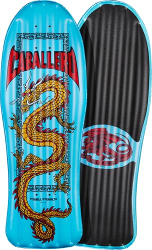 Powell Peralta Steve Caballero Chinese Dragon Skateboard Deck Raft, Blue