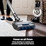 Shark IZ462H Vertex Ultra Lightweight Cordless Stick Vacuum with DuoClean PowerFins, Crevice, Pet Multi-Tool, Anti-Allergen, Brush, Removable Handheld, Flex, 60 min Runtime, Blue, MultiFLEX