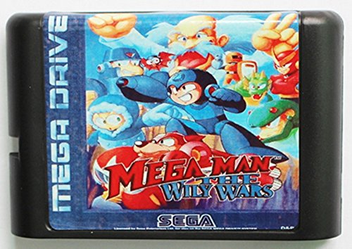 Mega Man The Wily Wars Game Cartridge Newest 16 bit Game Card For Sega Mega Drive / Genesis System
