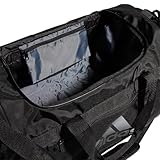 adidas Unisex Adult Defender 4.0 Duffel, Durable Athletic Sports Gym Travel Bag for Men and Women, Black/Silver Metallic, Medium (66L)