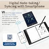 OPHAYA 3in1 Digital Smart Pen, Smartpen Writing Set-Smart pens for Note Taking, Real-time Digital Synchronization Compatible for iOS and Android Smartphone, Smart Pen and Notebook and Writing pad