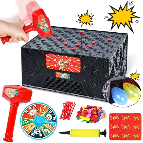 LovesTown Whack a Balloon Game, Balloon Popping Game Blast Box Balloon Game for Kid Family Gathering