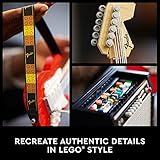 LEGO Ideas Fender Stratocaster 21329 DIY Guitar Model Building Set for Music Lovers, Complete with 65 Princeton Reverb Amplifier & Authentic Accessories, Perfect Way to Rock Gift Giving