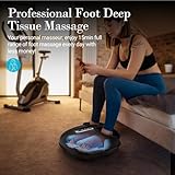 CuPiLo Foot Massager with Heat 2025 Upgraded, FSA HSA Eligible Shiatsu Feet Massager with Remote Control, Compression Deep Knead Foot Massage for Neuropathy & Plantar Fasciitis, Gifts for Men