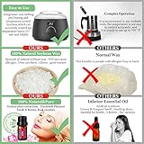 SAEUYVB Candle Making Kit for Adults with Hot Plate, DIY Starter Soy Candle Making Supplies/Kit - Perfect as Home Decorations（Black）