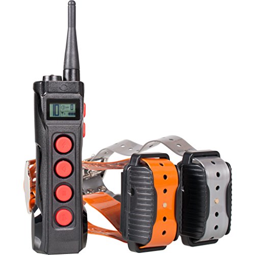 Aetertek AT-919C Super Two Pet Dog Electronic Shock Collar Training System for Sport Large Dogs 1000M Remote Range Waterproof Rechargeable Collars