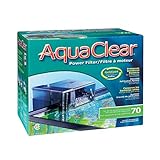 AquaClear 70 Power Filter, Fish Tank Filter for 40- to 70-Gallon Aquariums, Black