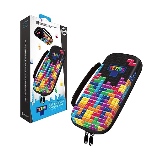 Hyperkin Limited Edition Official Tetris EVA Hard Shell Carrying Case, Portable Carry Case for Nintendo Switch/OLED/Lite (Tetrimino Stack)