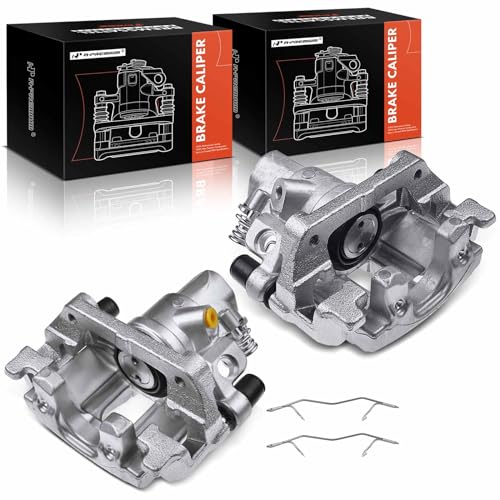 A-Premium Disc Brake Caliper Assembly with Bracket Compatible with Ford Models-2022, Focus 2012-2018 - Rear Driver and Passenger Side, 2-PC Set