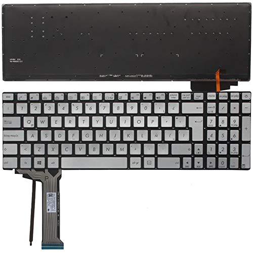 New Laptop Replacement Keyboard for Asus GL552 GL552J GL552JX GL552V GL552VL GL552VX GL552VW-DH71 GL552VW-DH74 G552 G552V G552VW G552VX Latin Layout with Backlight