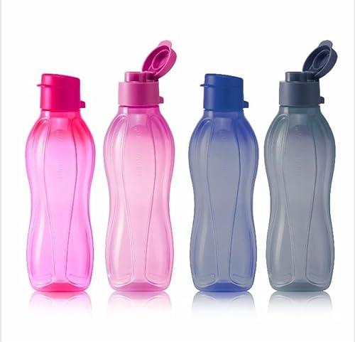 Tupperware 500 ml fliptop bottle set of 4 pc