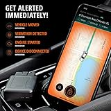 CARLOCK Anti Theft Car Device - Real Time 4G Car Tracker & Car Alarm System. Comes with Device & Phone App. Tracks Your Car in Real Time & Notifies You Immediately of Suspicious Behavior.OBD Plug&Play