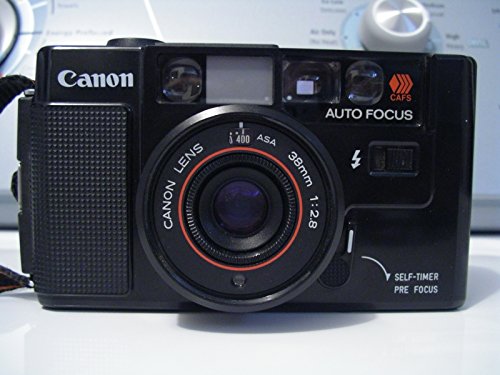 Canon AF35M 35mm Point & Shoot Film Camera CAFS Self-Timer Pre Focus w/Canon 38mm 1:2.8 Lens, Manual ISO Settings. Uses Color or B&W film. (Renewed)